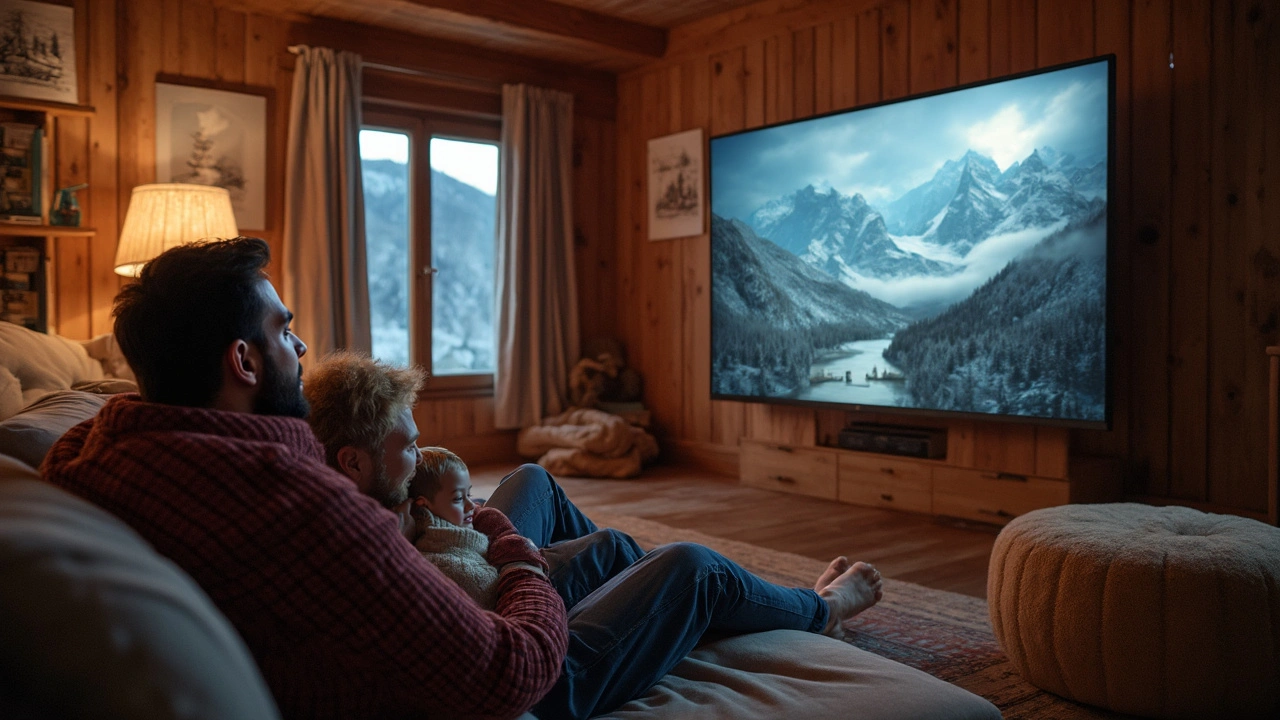 Wie hoch sollte man einen 65 Zoll TV aufhängen?