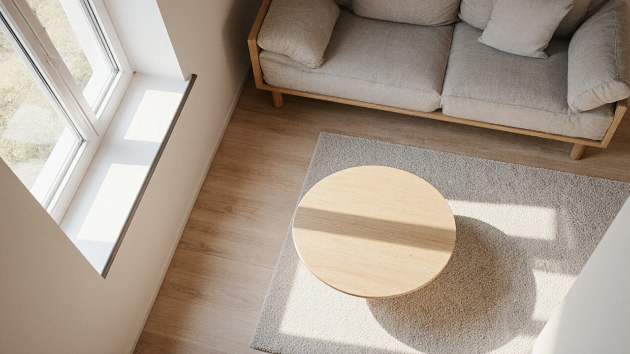 Beste Couchtischform für kleine Räume - Tipps für platzsparende Holztische