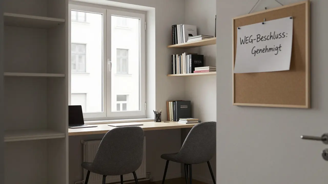 Nutzungsänderung von Wohnung zu Büro in der WEG: Voraussetzungen und Praxis