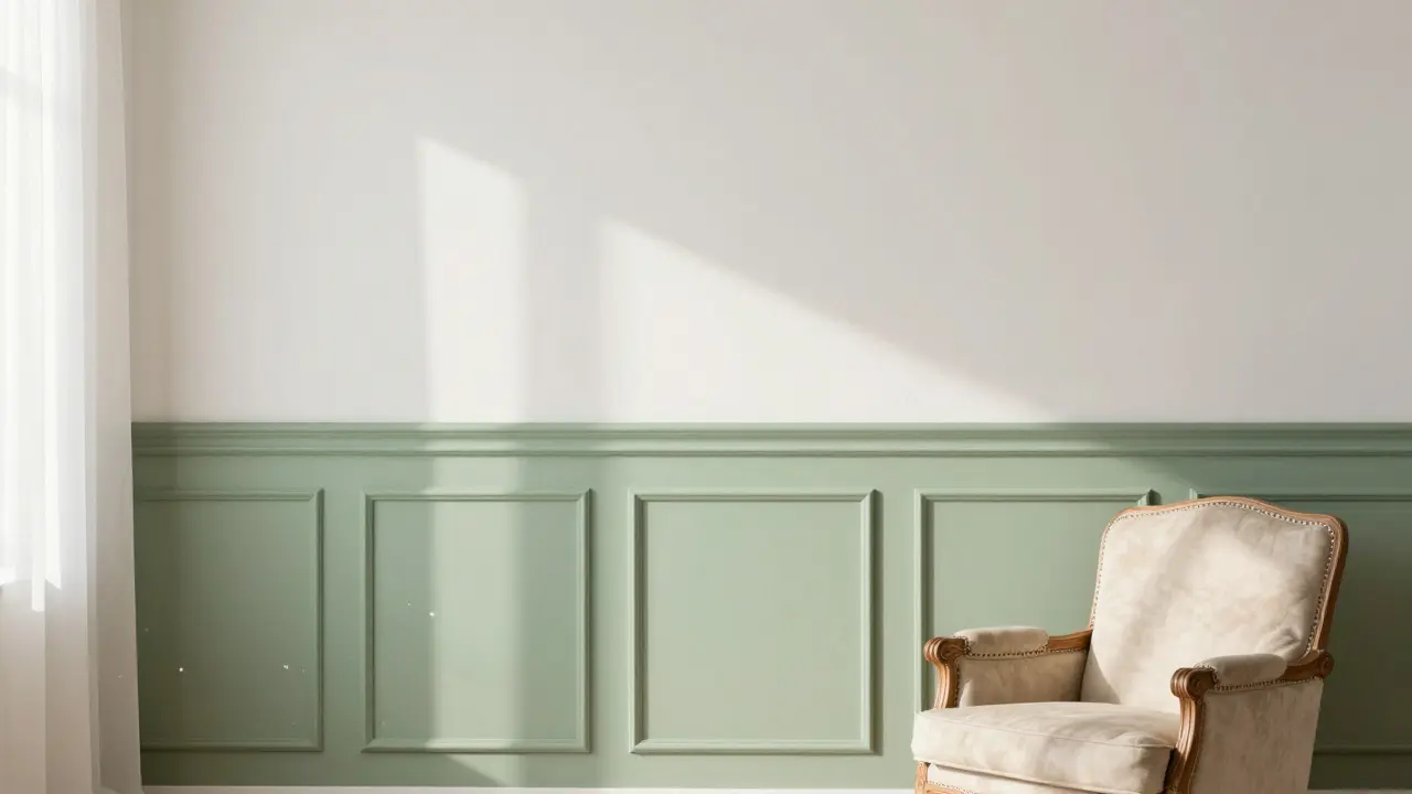 Fertige Wandverkleidung aus Holz im hellen Wohnbereich