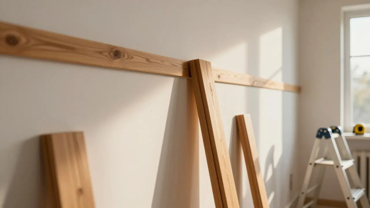 Upcycling an Wänden: Holzleisten, Bilderleisten, Lambrien - Die komplette Anleitung für nachhaltiges Design