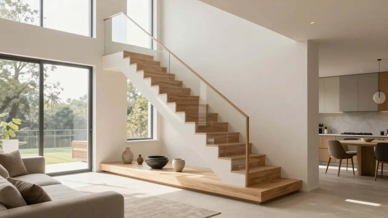 Offene Treppen im Wohnraum: Tipps zu Schallschutz und Absturzsicherung