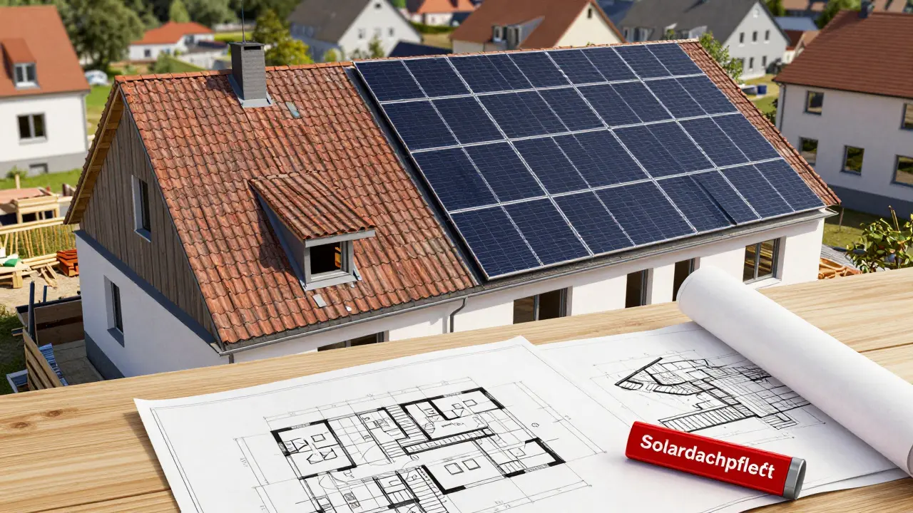 Solardachpflicht und Bebauungsplan: Was Bauherren 2026 wissen müssen