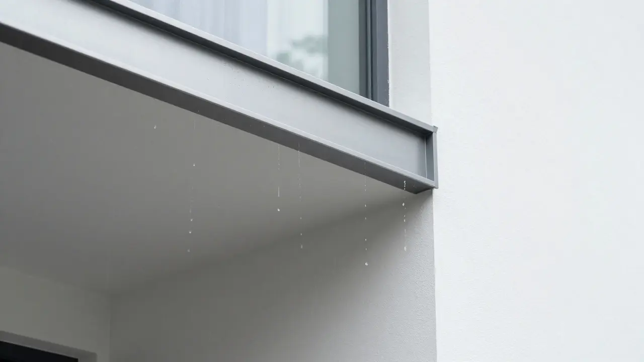 Regenabweiser und Tropfkanten: So schützen Sie Ihre Fassade vor Feuchtigkeit