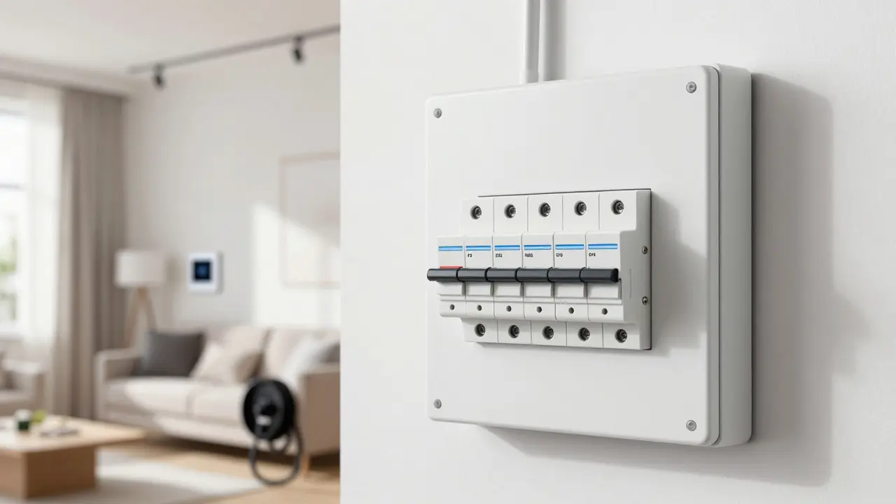 Modernisierter Verteilerkasten in hellem, sicherem Zuhause