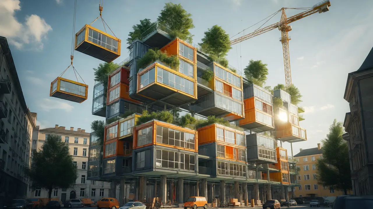 Modulares Bauen als Lösung für die Wohnraumknappheit